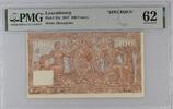 Luxemburg 100 Francs Luxemburg Specimen 100 Francs 1947 Pick 12s PMG UNC 62 Top Pop! -