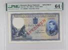 Romania 5 000 Lei Romania Specimen 5 000 Lei 1931 Pick 35s PMG Choice UNC 64 EPQ -