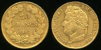 France 20 Francs Louis Philippe I 1830-1848 - Lille mint -