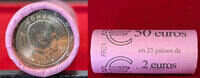 2 Euro Rolle 2021 Monaco ORIGINALROLLE  2€ x 25 COINS UNC UNC