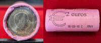 Monaco 2 Euro Rolle ORIGINALROLLE 2€ x 25 COINS UNC -