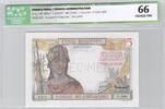 India 5 Roupies French India Specimen 5 Roupies (1946) Pick 5s ICG Choice UNC 66 -