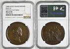 FRANCE BRONZE Medal Ludwig XIV. Auf die Eroberung von Tortosa in Spanien -