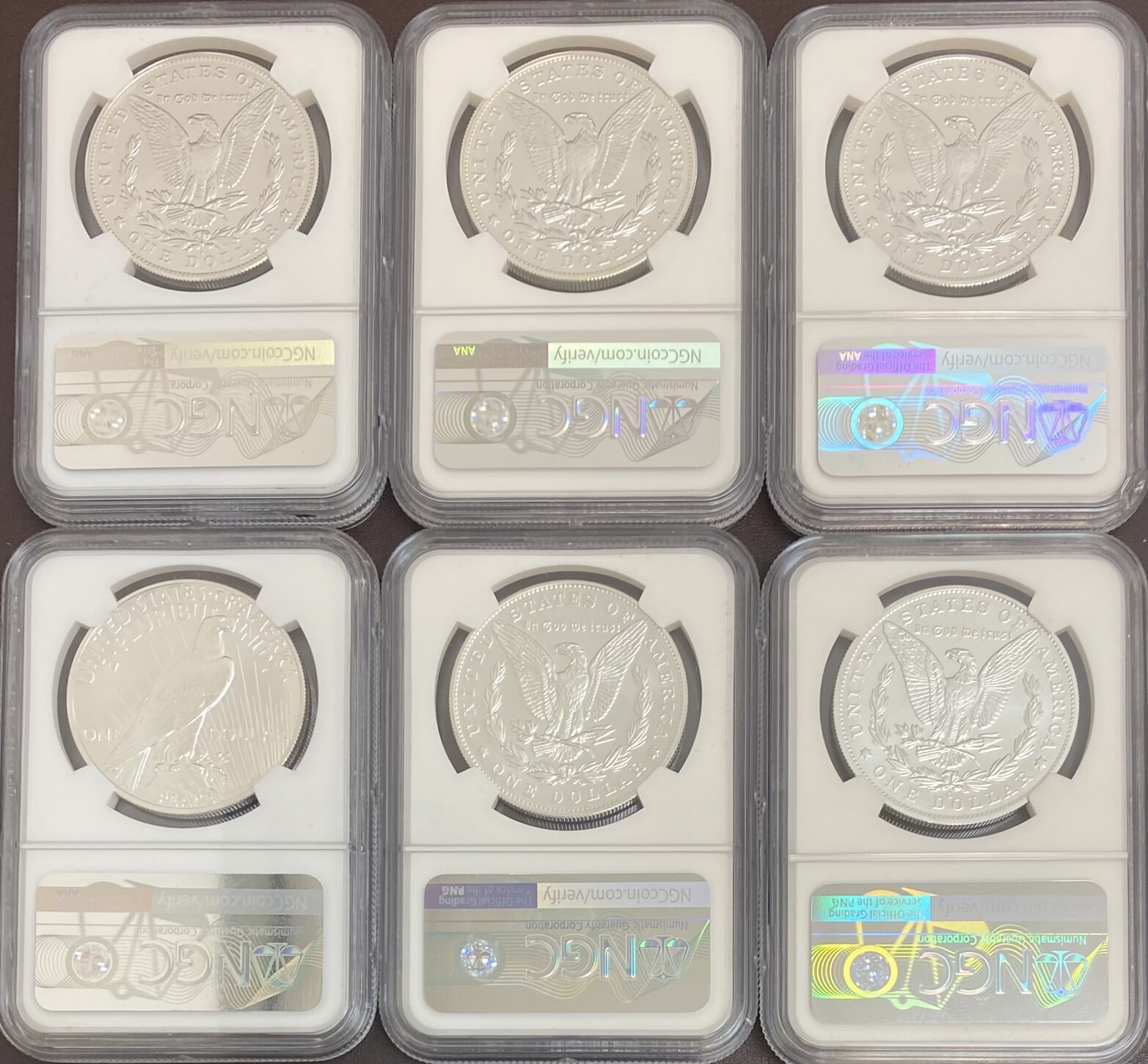 us-morgan-dollar-peace-dollar-6pc-set-first-day-of-2021-mint-sets-ngc