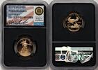 US Proof Gold Eagle 1/4 oz Miles Standish Blk Core Certified Gold American Eagles -