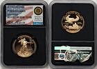 US Proof Gold Eagle 1/2 oz Miles Standish Blk Core Gold Eagles -