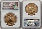 US Burnished Gold Eagle 1 oz FDI Statue of Liberty La Gold Eagles -