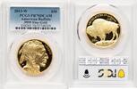 US Proof Gold Buffalo 1 oz Blue Gradient Gold Buffalos -