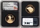 World Coins and Other 2024-W Proof Gold Eagle 1/2 oz FDI Anna Cabral Blk Core -