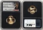 World Coins and Other 2019-W Proof Gold Eagle 1/4 oz Anna Cabral Prestige Treasurer Series Blk Core -