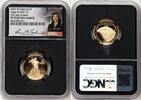 World Coins and Other 2021-W Type 2 Proof Gold Eagle 1/4 oz FDI Anna Cabral Prestige Treasurer Series Blk Core -