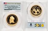 World Coins and Other 2024-(W) Gold 230th Anniversary Flowing Hair Medal FDI Flag -