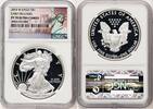 US Proof Silver Eagle 1 oz ER Statue of Liberty Label Silver Eagles -