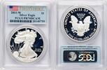 US Proof Silver Eagle 1 oz FS Flag Silver Eagles -