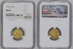 Goldm&uuml;nzen $2 1/2 Brown Label 1913 Indian $2.5 NGC MS62 856,25 EUR  zzgl. 38,92 EUR Versand