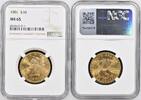 Goldm&uuml;nzen $10 1901 Liberty Head $10 NGC MS65 2923,35 EUR  zzgl. 38,92 EUR Versand
