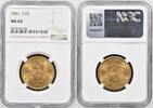 Goldm&uuml;nzen $10 1901 Liberty Head $10 NGC MS65 2923,35 EUR  zzgl. 38,92 EUR Versand