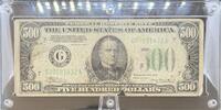 $500 Note 1934A Currency