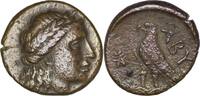 Greek Coins Troas, Abydos, 4th-3rd century BC. Æ - Apollo / Eagle -