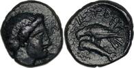 Greek Coins Moesia. Istros (Circa 280-200 BC) Æ. sea eagle left, grasping dolphin -
