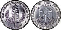 Philippines . AR 1 Peso. 1967