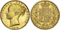 UK/ British  Great Britain. Victoria (1837-1901). Gold Sovereign. 1872