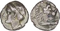 Greek Coins 387 - 300 v. Chr. Caria, Cnidus. (387 - 300 BC). AR Drachm