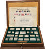 Great Britain 1977 Stamps of Royalty 25 Silver Proof Ingot Coin Set. 447.7g pure silver -
