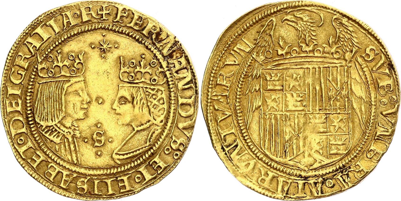 Spanien Doppelte Excelente Gold Ferdinand und Elisabeth 14741504