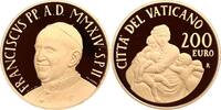 Italien-Vatikan 200 Euro Gold Franziskus seit 2013. -
