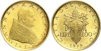 Italien-Vatikan 100 Lire Gold Johannes XXIII 1958-1963. -