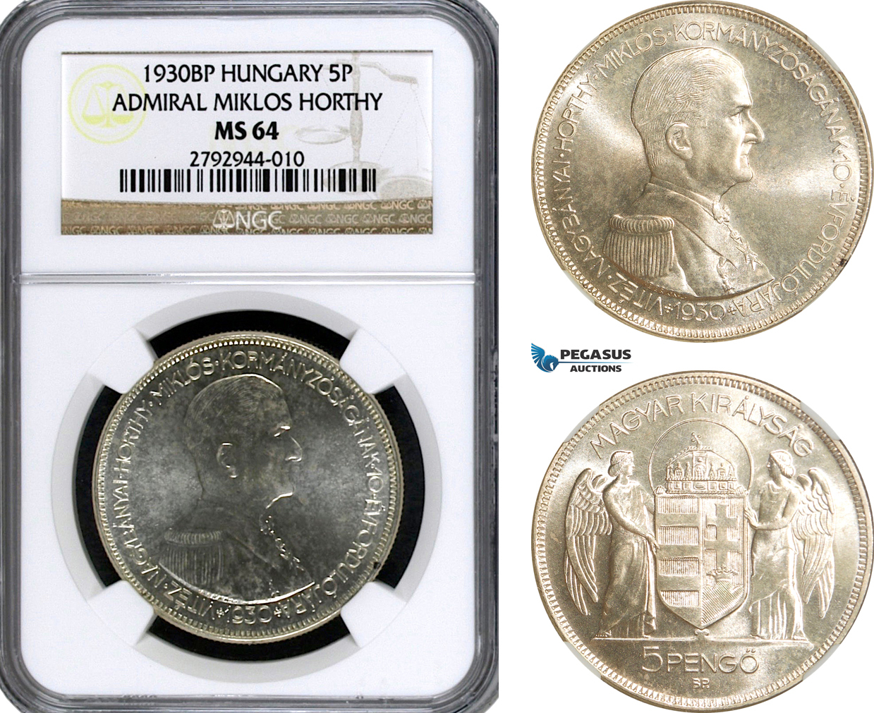 hungary-5-pengo-1930-miklos-horthy-ngc-ms64-ma-shops