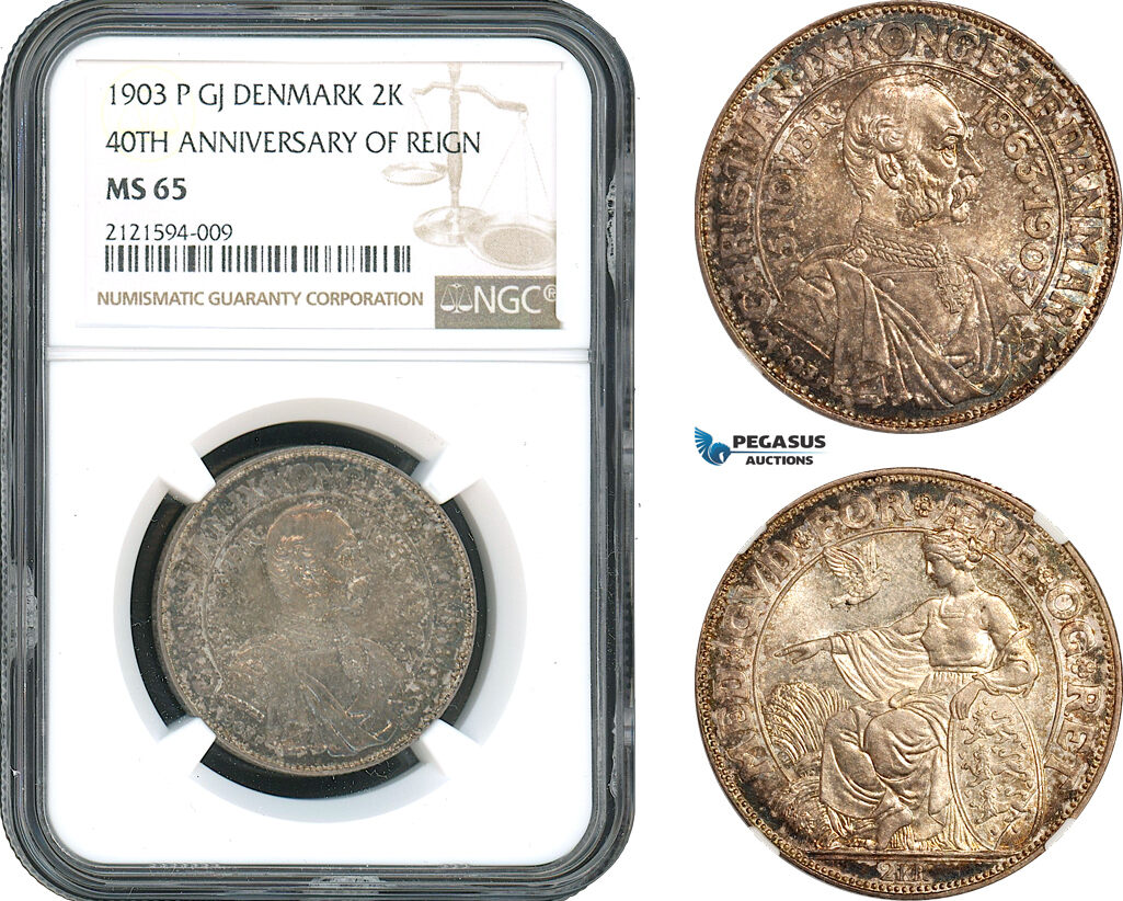 Denmark 2 Kroner 1903 NGC MS65 MA Shops denmark-2-kroner-1903-ngc-ms65-ma-shops