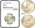 Straits Settlements 50 Cents -