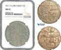 Ottoman Empire, Turkey 2 Zolota AH1171//80 NGC MS61