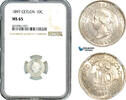 Ceylon 10 Cents -