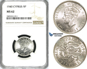 Cyprus 9 Piastres George VI