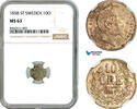 10 Ore 1858 Sweden  NGC MS63