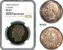 5 Francs 1852 France  NGC MS63+