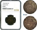 Spain 2 Reales 1708 NGC AU58 329,00 EUR  zzgl. 15,00 EUR Versand