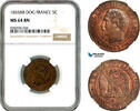 France 5 Centimes 1855 NGC MS64BN 249,00 EUR  zzgl. 15,00 EUR Versand