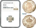 France 20 Centimes 1867 NGC MS65 119,00 EUR  zzgl. 15,00 EUR Versand