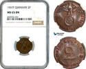 Germany, Third Reich 2 Reichspfennig 1937 NGC MS65BN, Top Pop! 159,00 EUR  zzgl. 15,00 EUR Versand