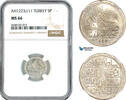 Turkey, Ottoman Empire 5 Para AH1223//11 NGC MS66, Top Pop & Single fine... 659,00 EUR kostenloser Versand
