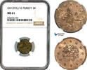 Turkey, Ottoman Empire 2 Kurush AH1293//16 NGC MS61 79,00 EUR  zzgl. 15,00 EUR Versand