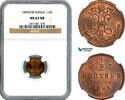Russia 1/2 Kopek 1899 NGC MS63RB 109,00 EUR  zzgl. 15,00 EUR Versand