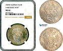 Austria 1 Vereinstaler 1865 NGC MS62 659,00 EUR  zzgl. 25,00 EUR Versand