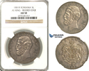 Romania 5 Lei Carol I, Scarce quality! Better variation!