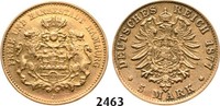 German Empire 5 Mark Hamburg