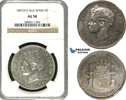Spain 5 Pesetas Alfonso XIII, SGV, Valencia